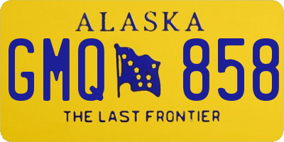 AK license plate GMQ858