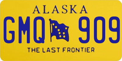 AK license plate GMQ909