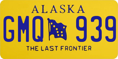AK license plate GMQ939