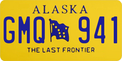 AK license plate GMQ941