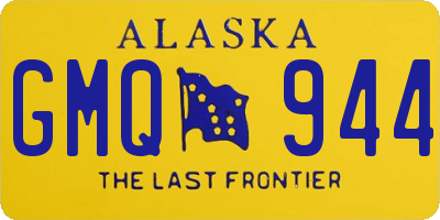 AK license plate GMQ944