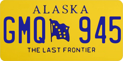 AK license plate GMQ945