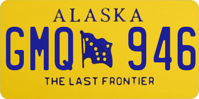 AK license plate GMQ946
