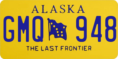 AK license plate GMQ948