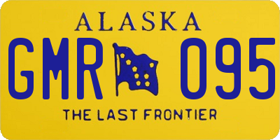 AK license plate GMR095