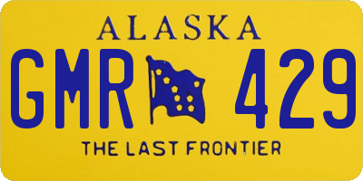 AK license plate GMR429