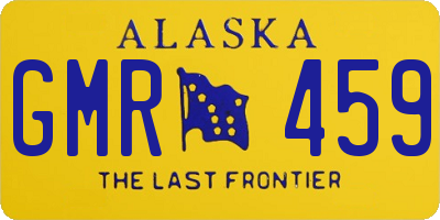 AK license plate GMR459
