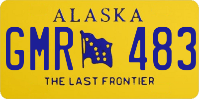 AK license plate GMR483