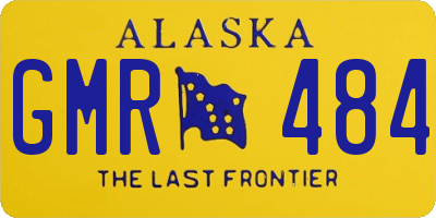AK license plate GMR484