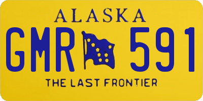 AK license plate GMR591