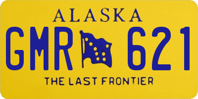 AK license plate GMR621