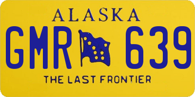 AK license plate GMR639