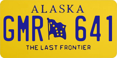 AK license plate GMR641