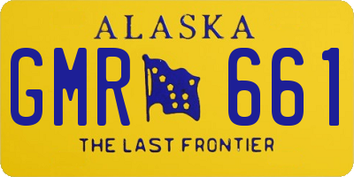 AK license plate GMR661