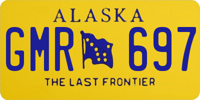 AK license plate GMR697