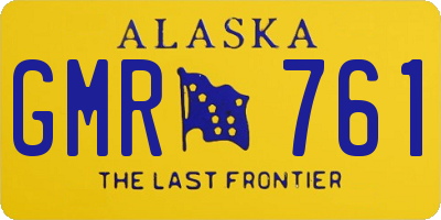 AK license plate GMR761