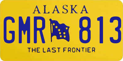 AK license plate GMR813