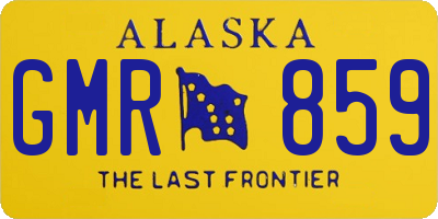 AK license plate GMR859