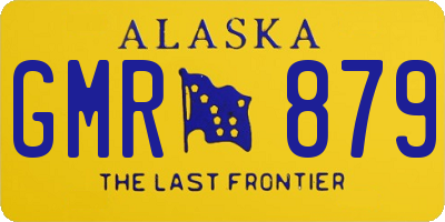AK license plate GMR879
