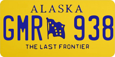 AK license plate GMR938