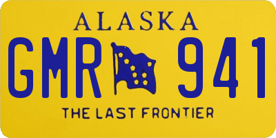 AK license plate GMR941