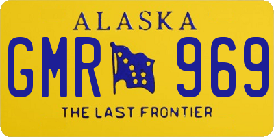 AK license plate GMR969