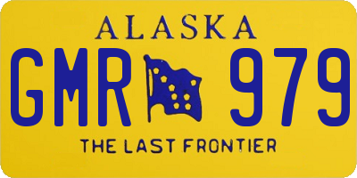 AK license plate GMR979