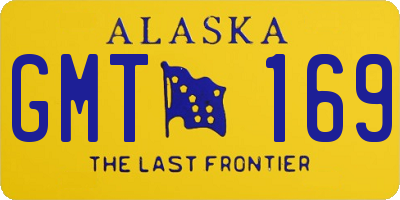 AK license plate GMT169