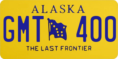 AK license plate GMT400