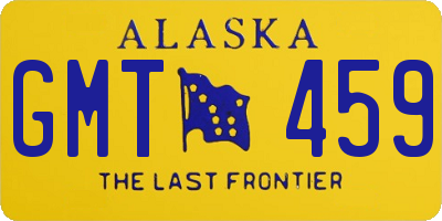 AK license plate GMT459