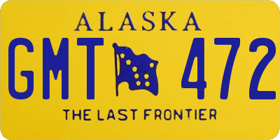 AK license plate GMT472