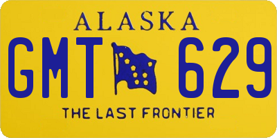 AK license plate GMT629