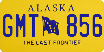 AK license plate GMT856