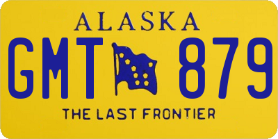 AK license plate GMT879