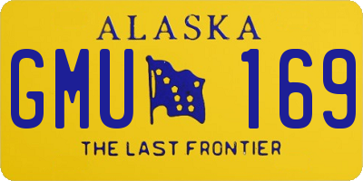 AK license plate GMU169