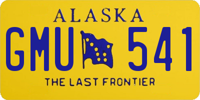 AK license plate GMU541