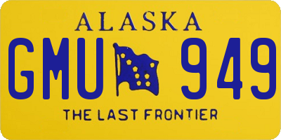 AK license plate GMU949