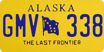 AK license plate GMV338