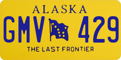 AK license plate GMV429
