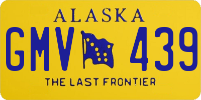 AK license plate GMV439