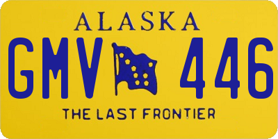 AK license plate GMV446