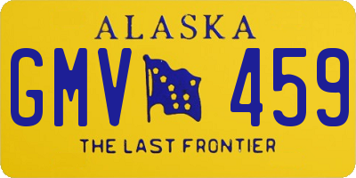 AK license plate GMV459