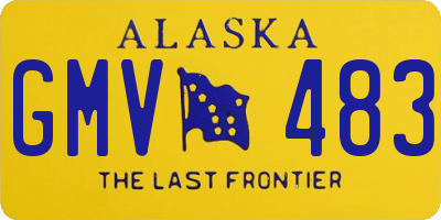 AK license plate GMV483