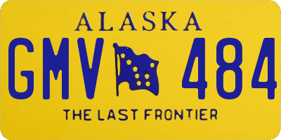 AK license plate GMV484