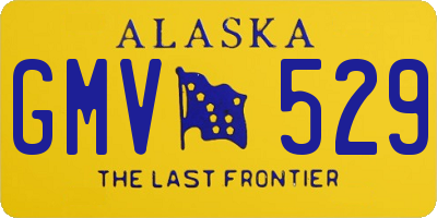 AK license plate GMV529