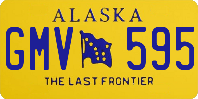 AK license plate GMV595