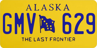 AK license plate GMV629