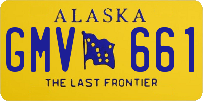 AK license plate GMV661