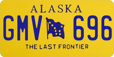 AK license plate GMV696