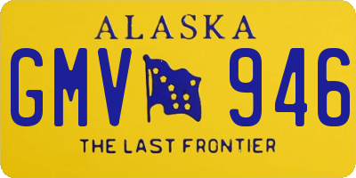AK license plate GMV946
